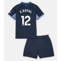 Tottenham Hotspur Emerson Royal #12 Bortaställ Barn 2023-24 Korta ärmar (+ Korta byxor)